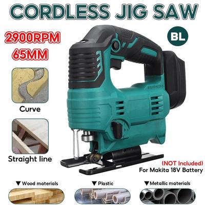 65mm 2900RPM 18V Electric Jig Saw Blade Adjustable Woodworking Power Tool for 18V Battery Brushless Jigsaw