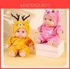 Adorable 8-inch Plush Reborn Doll Panda Realistic Baby Toy Birthday Gift For Girls