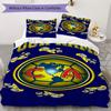 Custom Name Club America Pattern Bedding Uilt Set Uilt Cover Pillowcase Home Decoration Birthday Gift (1*duvet Cover+2*pillowcase Without Core)
