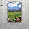 Lassen National Park Retro Vintage Tin Sign Poster Decorative Plaque Metal Plate Wall Decor