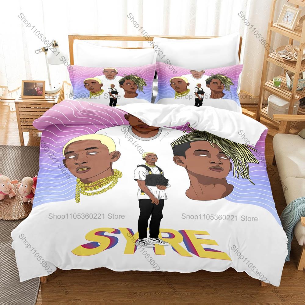 Jaden Smith SYRE Album 3PCS Bedding Duvet Cover + 2 Pillowcases Lost Boy Icon Fan Quilt Set Twin Full Queen King Hip Hop
