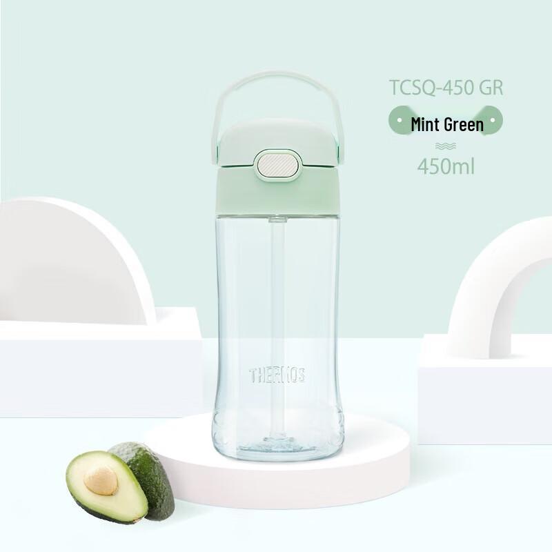 Thermos Бутылка для воды с трубочкой Tritan TCSQ-450