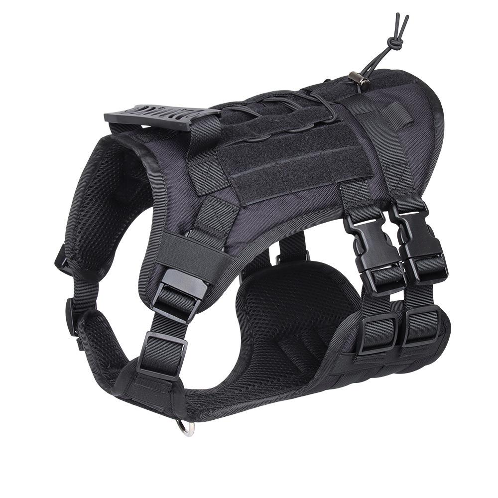 Multi-Functional Tactical Dog Harness & Leash for Large Dogs