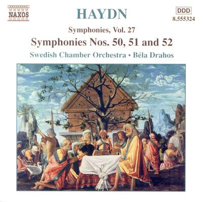 CD SWEDISH CHAMBER ORCHESTRA - Symphonies 50-52 27 8555324 Naxos 2003 Non Japan Classical Used