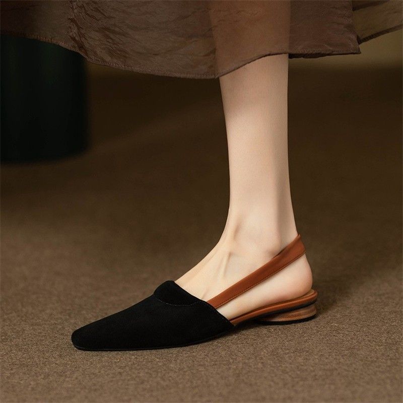 Fashion Mules Women's Sandals Sexy Dress Shoes Black One Word Sabot Ladies Sales 2024 Trending Shoe Premium And Low Price Casual