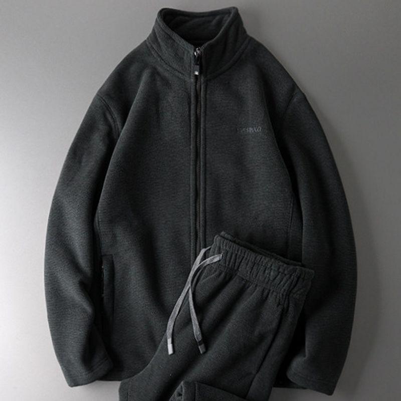 Polar Fleece Casual Thickening Sportswear Sweatshirt Set