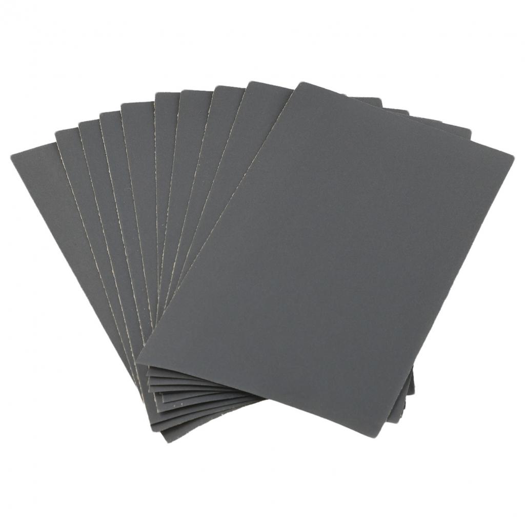 10pcs Sandpaper 3in*5-1/2in 600/800/1000/1200/1500/2000/2500Grit