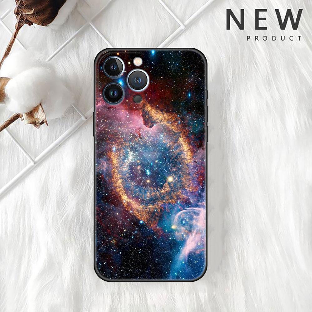 Space Star Galaxy Case For Apple iPhone 14 Pro Max 13 11 12 Mini SE 7 8 Plus X XS 6 6S Silicone Shell Phone Cover Soft TPU Funda