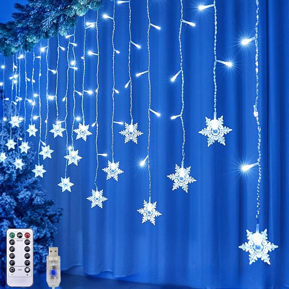 

LED Butterfly Fairy Lights with Remote Control Infrared, USB IPX Free Curtain String Lights Warm Glow for, Outdoor Christmas Wedding Party Decorati синій