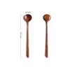 Solid Wood Cooking Utensil for Kitchen Long Handle Scoop Tableware Colander Soup Spoon Stir Spoon