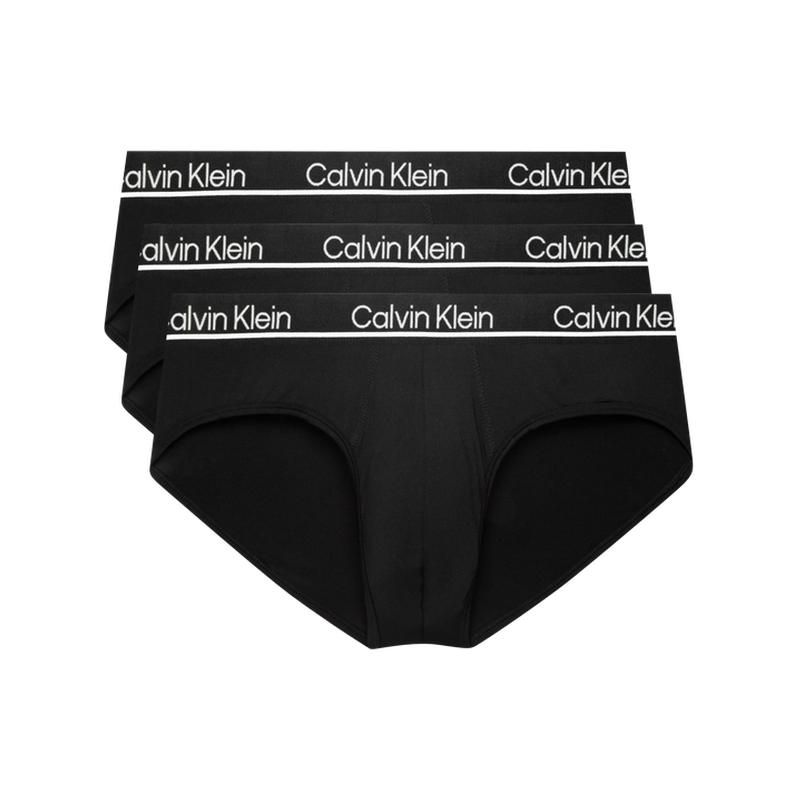 

Calvin Klein Comfortable Minimalist Triangle Underwear 3-Pack Men Underwear Space-Black NP2442O-001 S