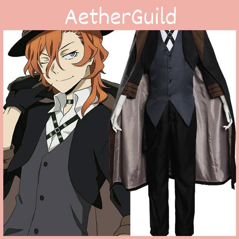 Bungo Stray Dogs Nakahara Chuuya Cosplay Costume Premium Quality Unisex Anime Ensemble