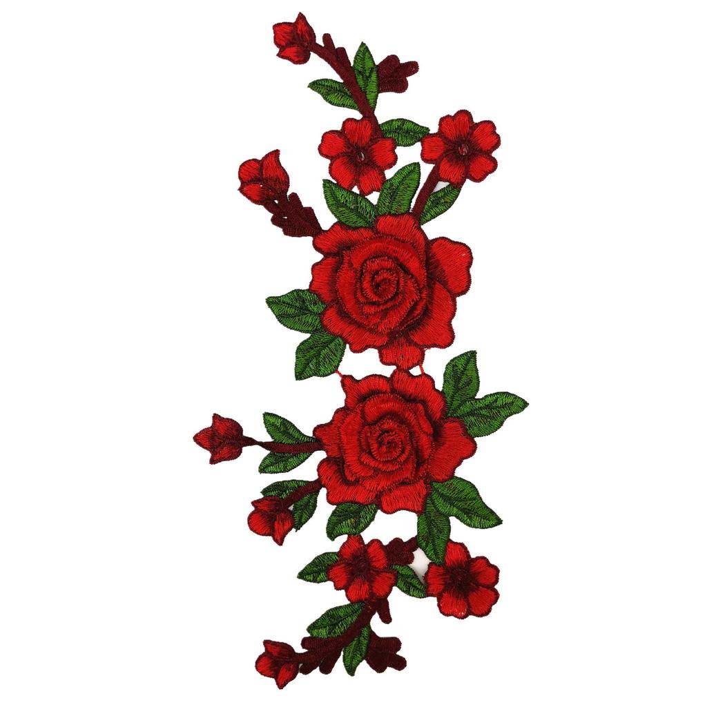 12-Color 3D Water-Soluble Embroidery Appliqué Ethnic Style Clothing Patch