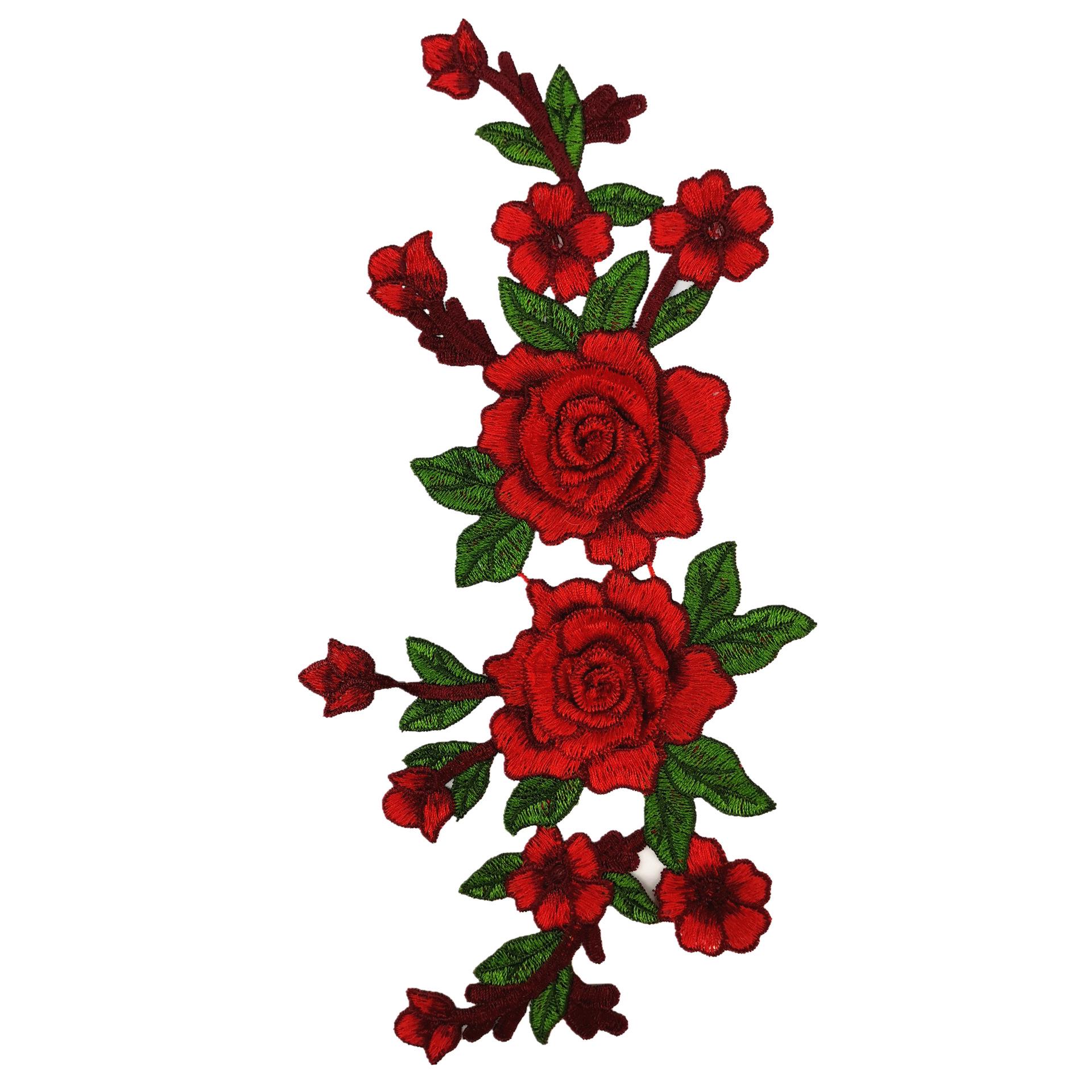 

12-цветная 3D водорастворимая вышитая аппликация в этническом стиле нашивка на одежду