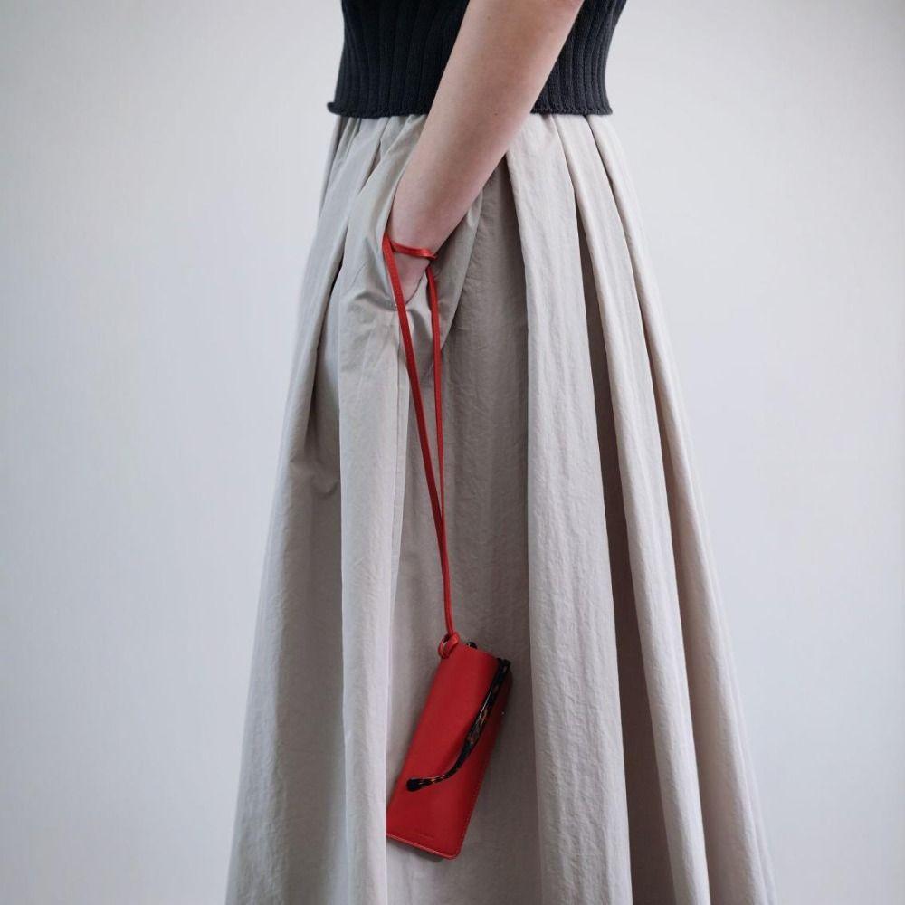 Korean Style Pu Leather Eyeglasses Case Multi-Function Sunglasses Storage Clip  Sunglasses Pouch