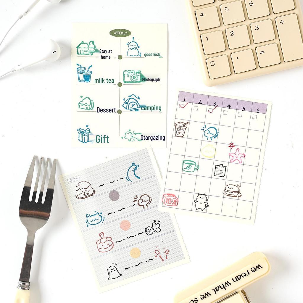 ZABC Cute House 2.0 Silicone Stamp - Transparent DIY Journal & Children's Stamp Set