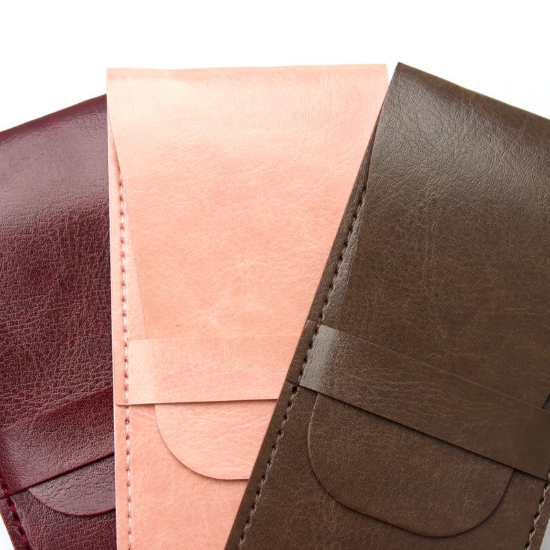 Leder-Federmäppchen mit hoher Kapazität: Langlebiger, Multifunktionaler Halter für Füllfederhalter, kleines Messer und Augenbrauenstifte mit Logo-Individualisierung
