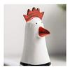 YISHUI Chicken Figurine Scandinavian Goods Cute Chicken Interior Decoration Wooden Set of 3 HP0115