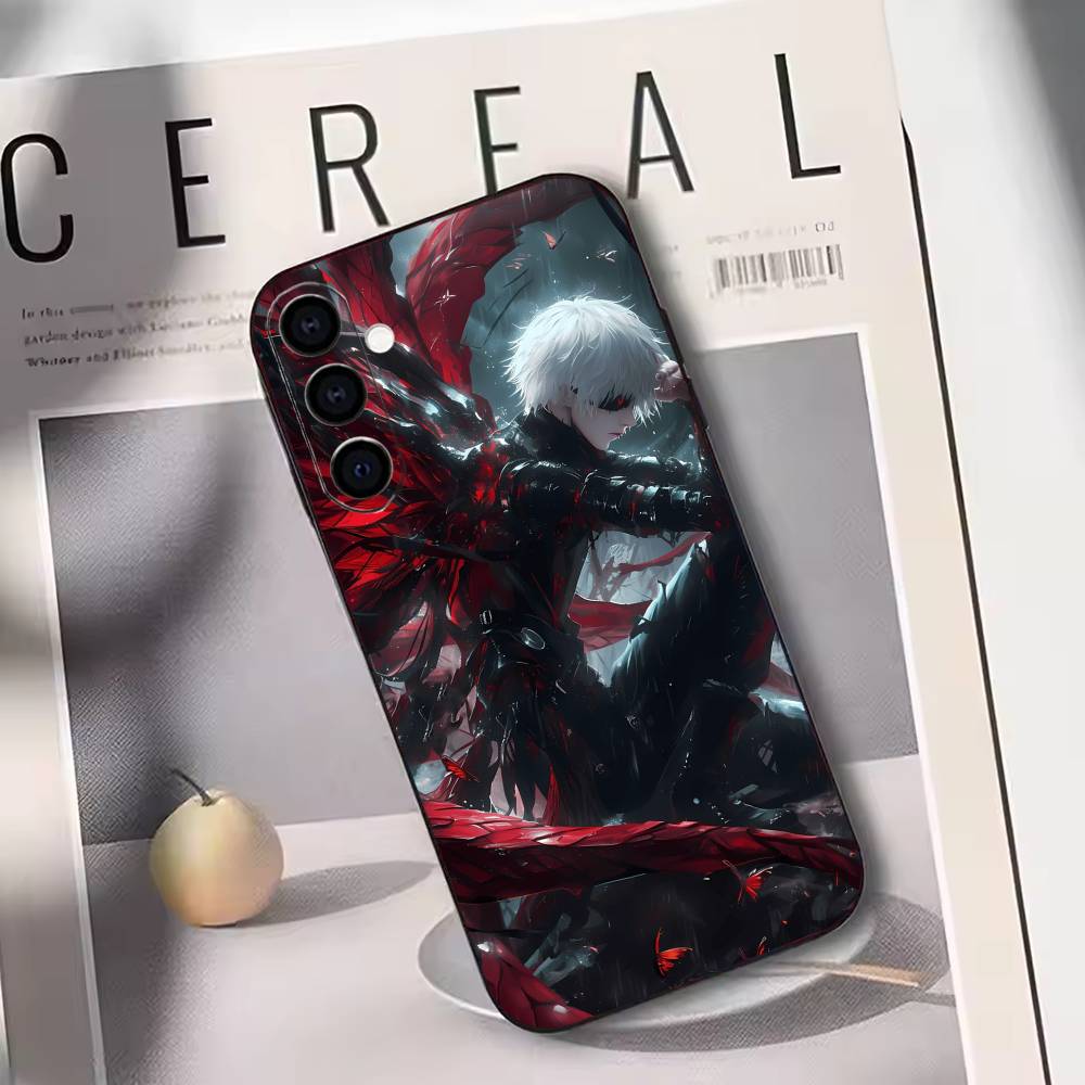 Tokyo Ghoul Ken Kaneki Phone Case Black Silicone Soft For Samsung Galaxy A73,A72,A71,A70,A53,A52,A51