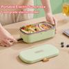 Electric Lunch Box Stainless Steel Water-Free Heating Food Warmer Bento Box Office Lunch Container With Built-In Heater