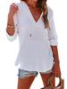 Women's Summer V-Neck Hooded Beach Cover-up with Pockets, 2025 