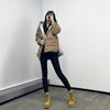 Shenzhen Nanyou women wear down jackets on both sides, winter new hooded short bread jackets, high-end trendy jackets