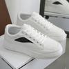 Fashion Mens Casual Shoes Low-top Canvas Breathable Student Casual Sneakers Outdoor Walking Sports Non-slip Versatile White Shoe for Men