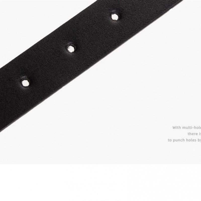 Timeless Womens Black Leather Waist Belt With Copper Buckle For Spring Summer Trends Fashion