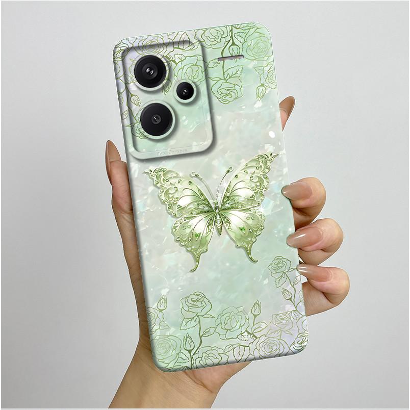

For Xiaomi Redmi Note 13 Pro Plus 5G Case Pretty Flower Soft Slim Fundas Cover For Redmi Note 13 Note13 Pro+ ProPlus Phone Cases Note 13 Pro Plus