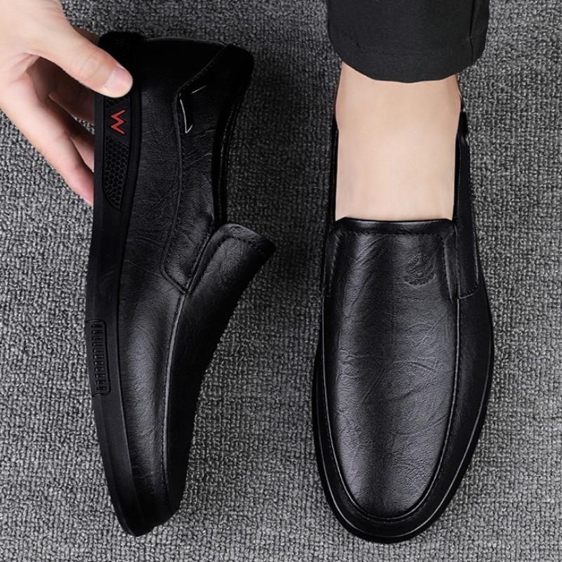 Fashion High Quality Men's Business Casual Leather Shoes Breathable Comfortable Shoes Popular Classic Dress Shoes Men Zapatos De Hombre
