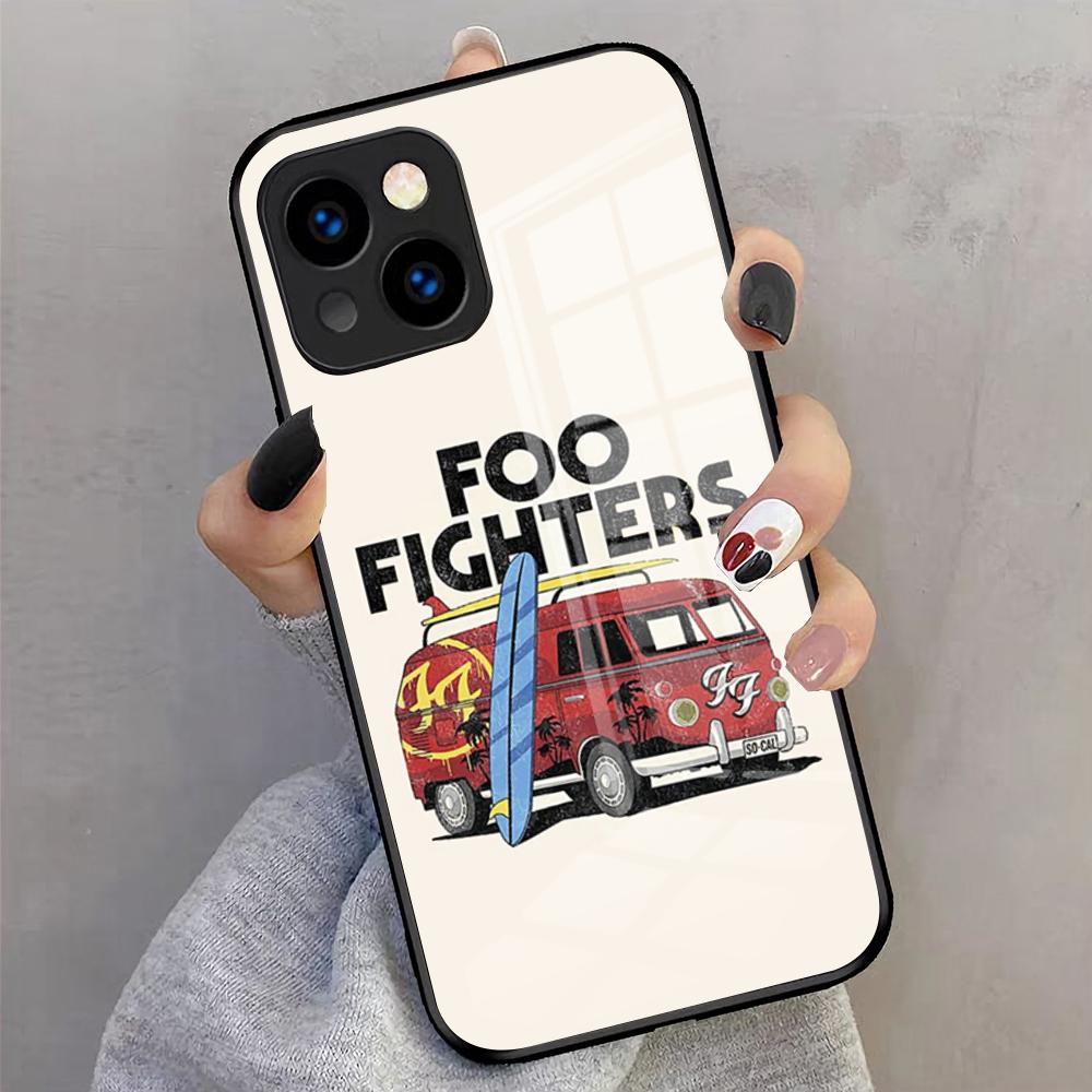 Custodia per Telefono Banda F-Foo F-Fighters Per IPhone 17 Pro Max 16 15 14 Pro Max 13 11 X Xs Xr 8 7Plus Copertura in Vetro