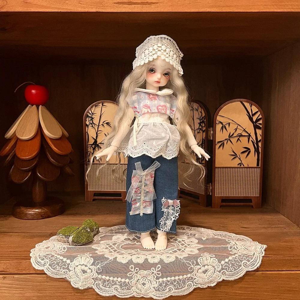 New Six-point Coat Windbreaker Coat Dress Suit 30cm Fat Body Doll Clothes Ghost Mother Dress Up Clothes Suitable for Bjd