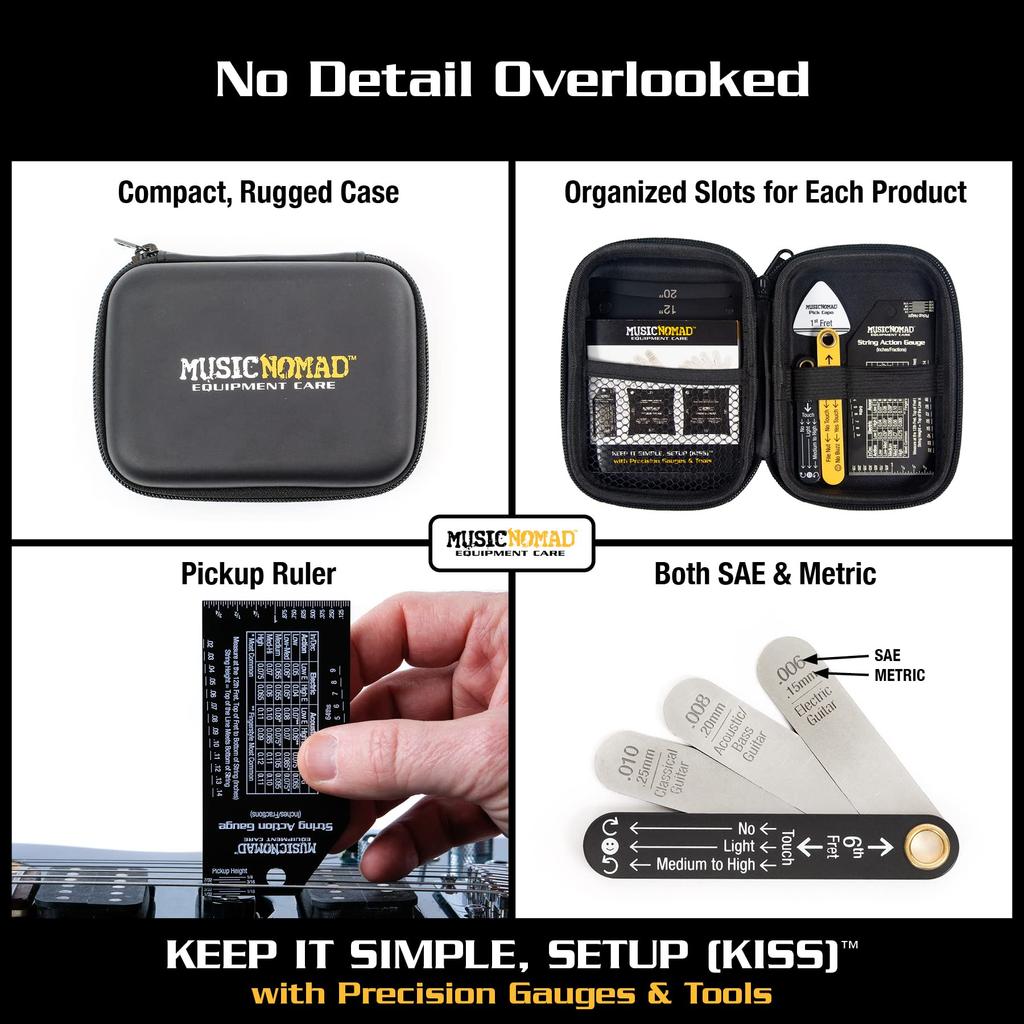 MUSIC NOMAD Precision Setup Gauge Set MN604