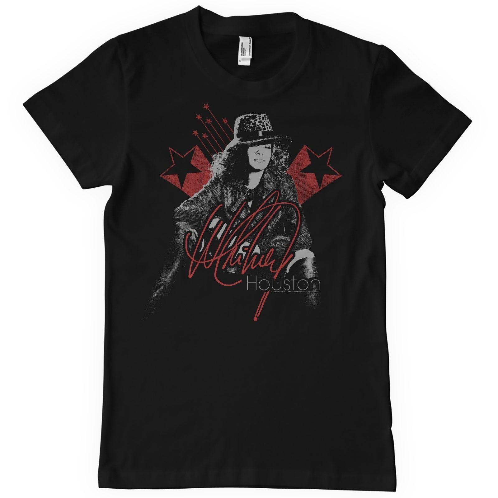 T-Shirt Pour Homme Officiellement Licencié Whitney Houston S