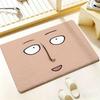 Anime Hot O-One-Punch Man Floor Mat Bedroom Living Room Flannel Door Mat Non-Slip Home Decor