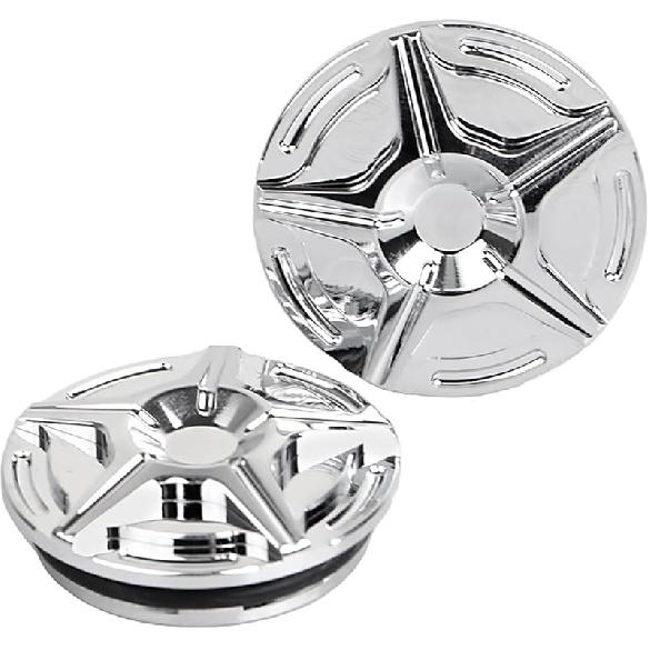 Flat Style Black Swingarm Pivot Bolts Covers Aluminum for Harley Touring Electra Street Glide Road King Road Glide Special FLHXS FLHX 1996-2023