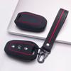 Key Fob Cover for Peugeot 3008 5008 208 308 408 508 4008 C1 with Keychain Anti-Scratch Surface Shockproof Structure Soft Grip Texture