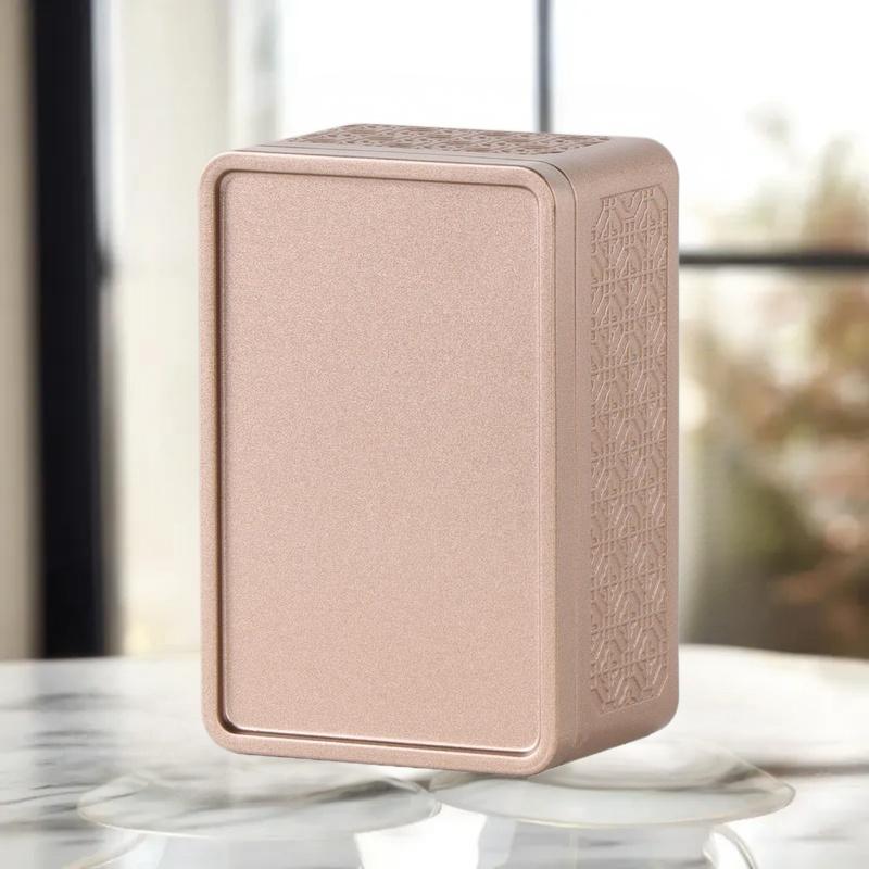 Luftdichter geruchsdichter Kräuteraufbewahrungsbehälter: Mini-Teedosen aus Edelstahl Kaffeebox