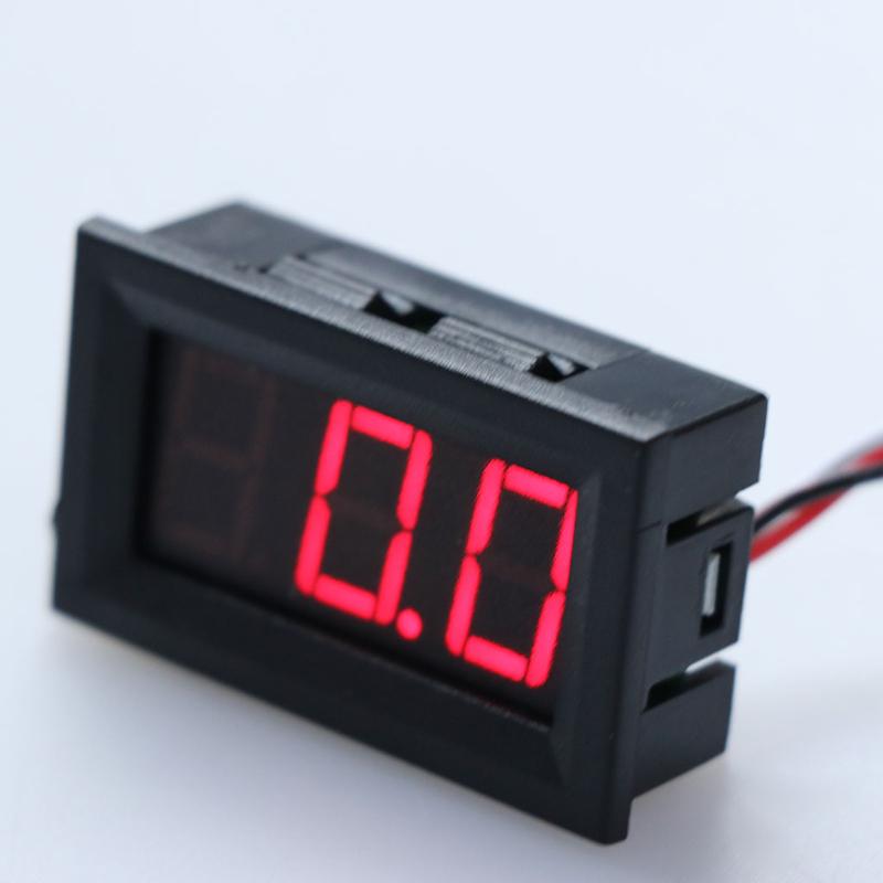 Voltmetru DC 0-100V cu 3 fire LED 0.56in Contor digital de tensiune Panou Monitor Tester