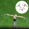 360 Degree Rotating Copper 2/3/4-Way Rotating Sprinkler Head 1/2" Male Thread Automatic Garden Agriculture Irrigation Nozzle 1Pc
