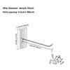 Wall mounted nail hooks, jewelry display hooks, perforated plate hooks, single line hooks, steel hardware tools, hammer pliers, wall hooks