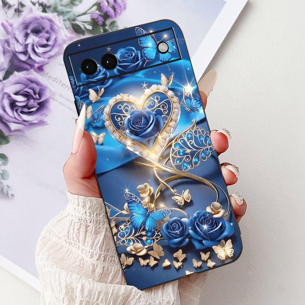 Luxury Painted Cover For Google Pixel 6A Case Soft Silicone Phone Case For Google Pixel 6A Google6A 2022 Back Cover 6.1"