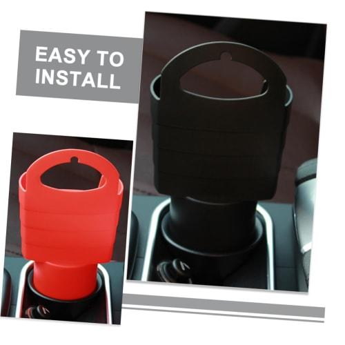 DRESSOOS 2-Piece Car Chip Cup Holder, Car Tray Table, French Fry Cup Holder, Car French Fry Holder, Cup Holder Tray, Drink Cup Holder