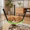 Comfortable Hanging Cat Bed Adjustable Lanyard Pet Cage Hammock Durable Cat Nest  For Cat Cage