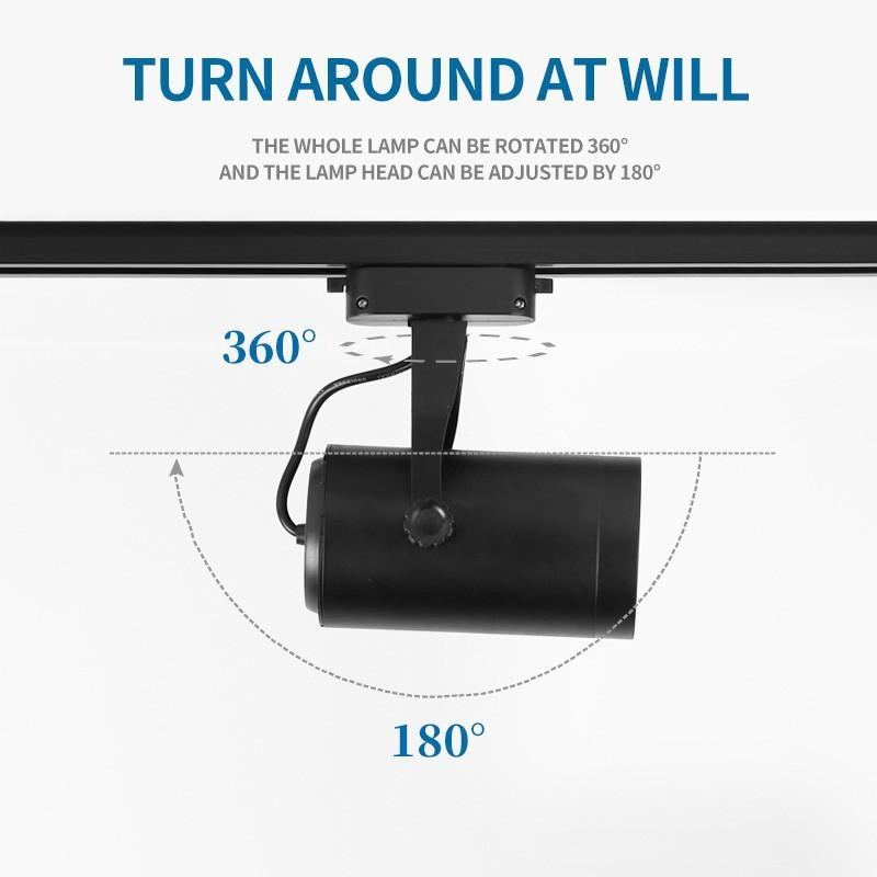 Color Lamp Spotlight Track Light Atmosphere Accent Lighting Led Colorful Clothing Shop Commercial Bar Background Lamp