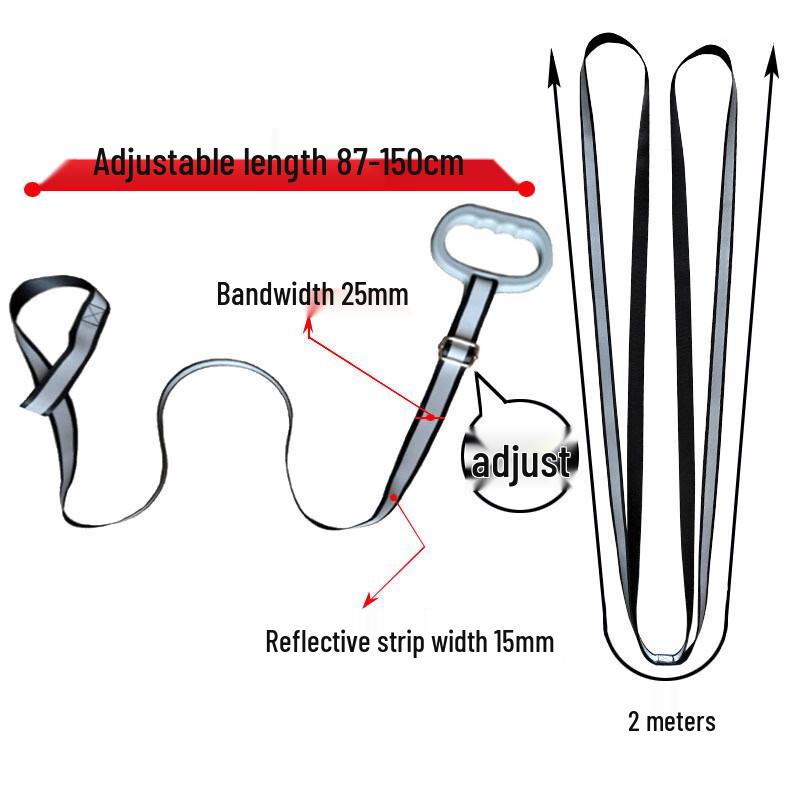 Heavy-Duty Reflective Hunting Deer Dragging Harness