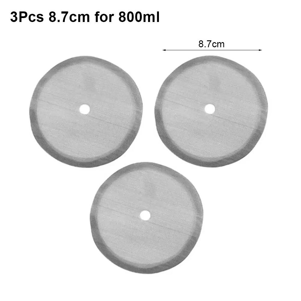 3 Pezzi Filtri Riutilizzabili per Caffettiera a Pressione 350/800/1000ml Filtri di Ricambio Rete Accessori per Caffettiera French Press
