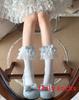 Lolita Cotton Socks With Polka Dot Bow Lace For Girls Spring Summer