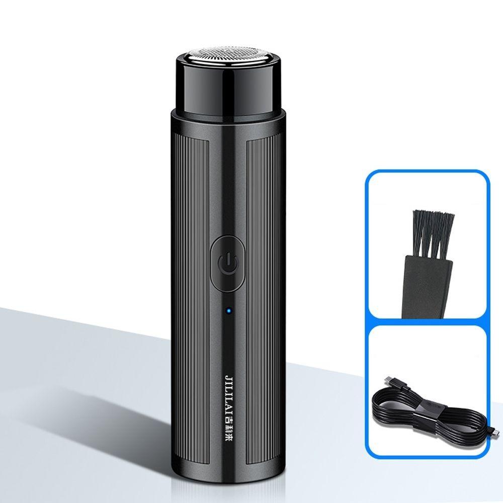 

Полностью автоматическая карманная бритва, аккумуляторная бритва для бороды, новая электрическая бритва унисекс чёрный