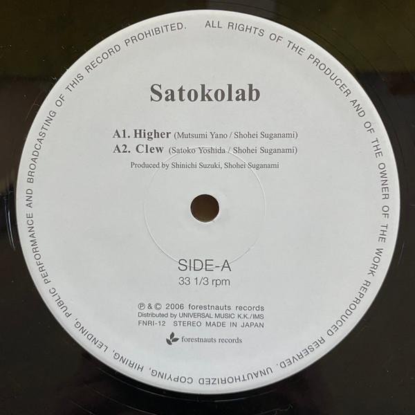 

12inch Record SATOKOLAB RACLA SPLIT EP FNRI12 Forestnauts Rec 2007 Japan Dance Electronica Used